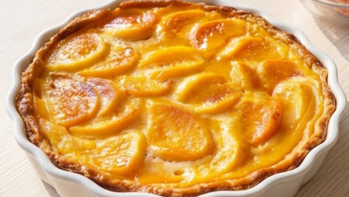 Flan aux abricots