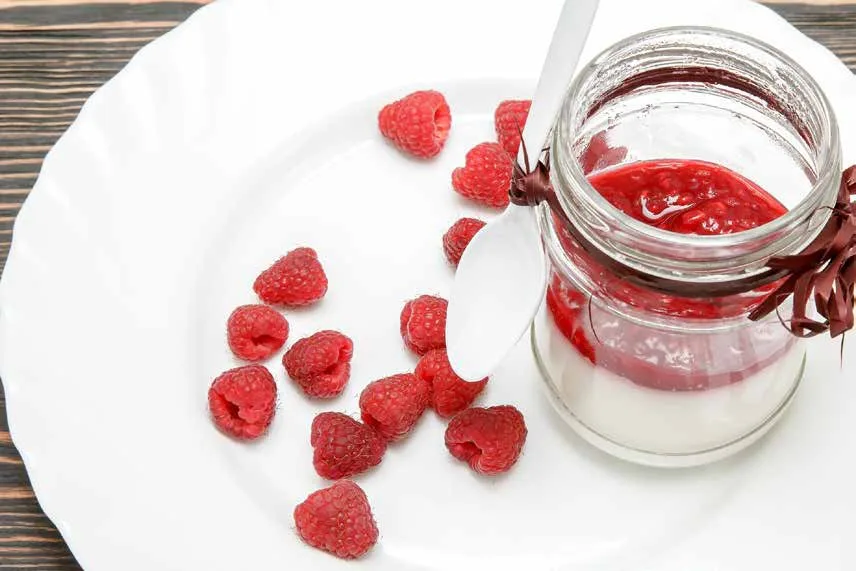 Panna cotta aux fruits rouges