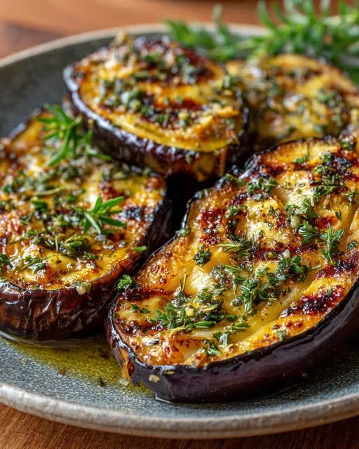 L'Aubergine Fondante Rôtie au Four