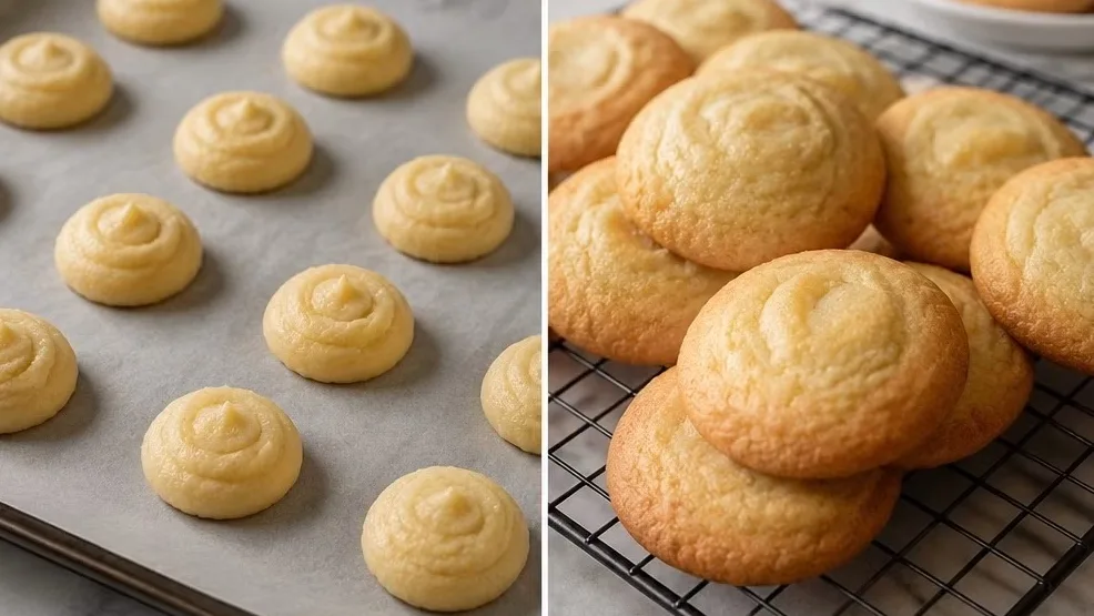 Biscuits au beurre fondu et au fromage à la crème
