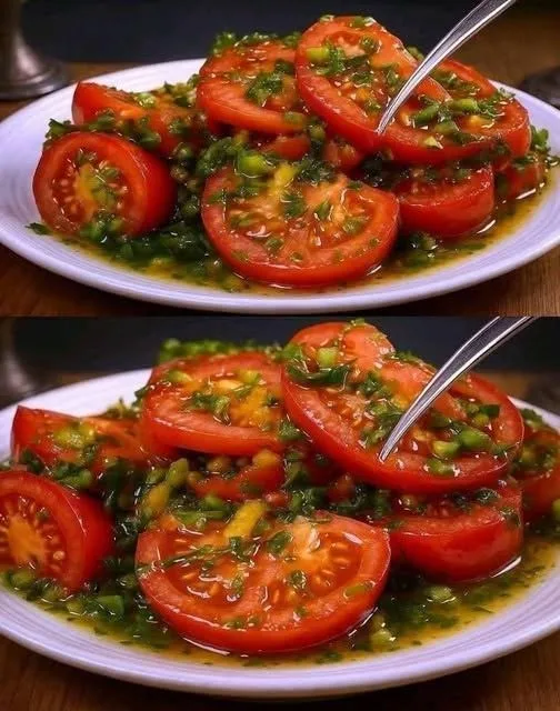 Salade de tomates magique