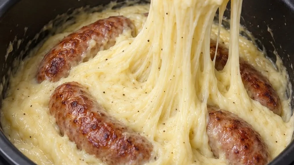 Aligot aux saucisses de Toulouse