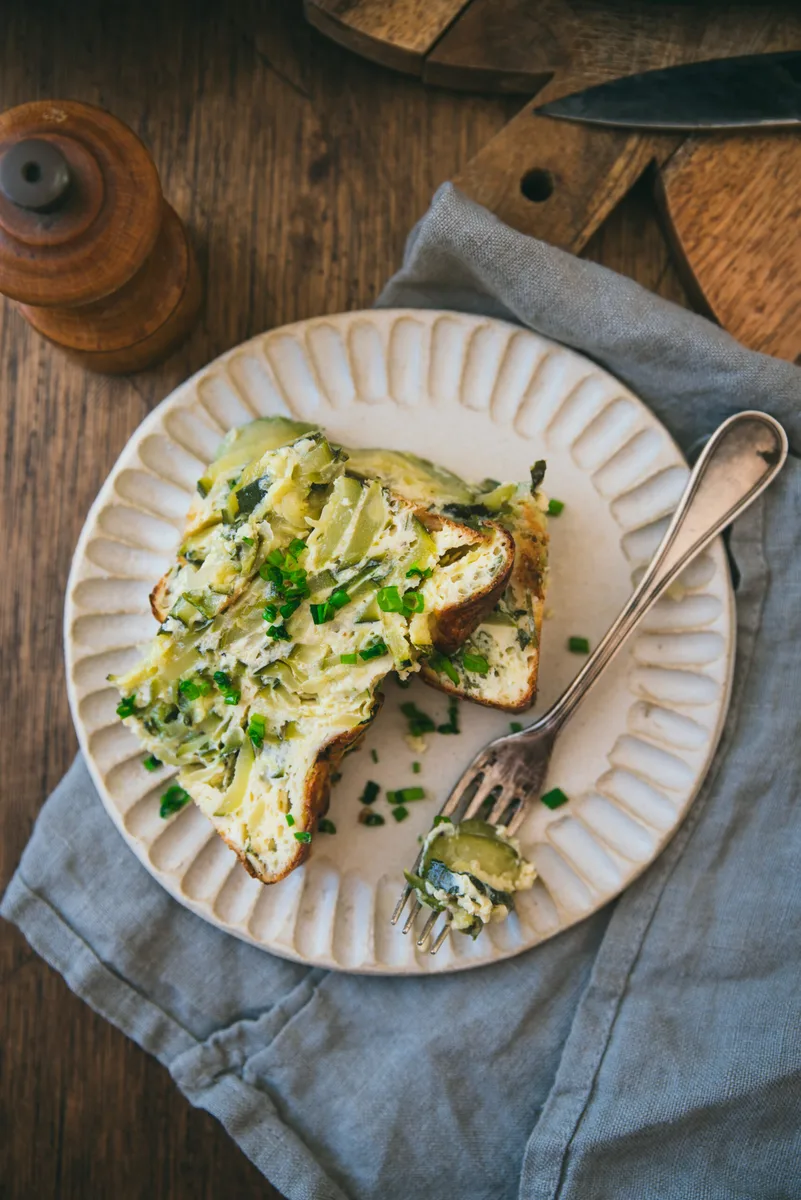 Flan de courgettes