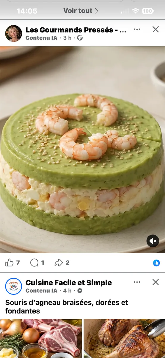 Terrine de crevettes, avocat et œufs, fraîche et fondante