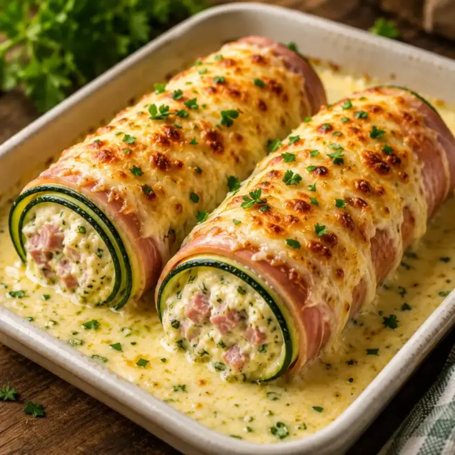 Roulés de Courgette au Fromage