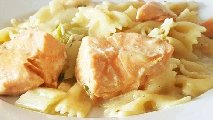 Farfalle saumon