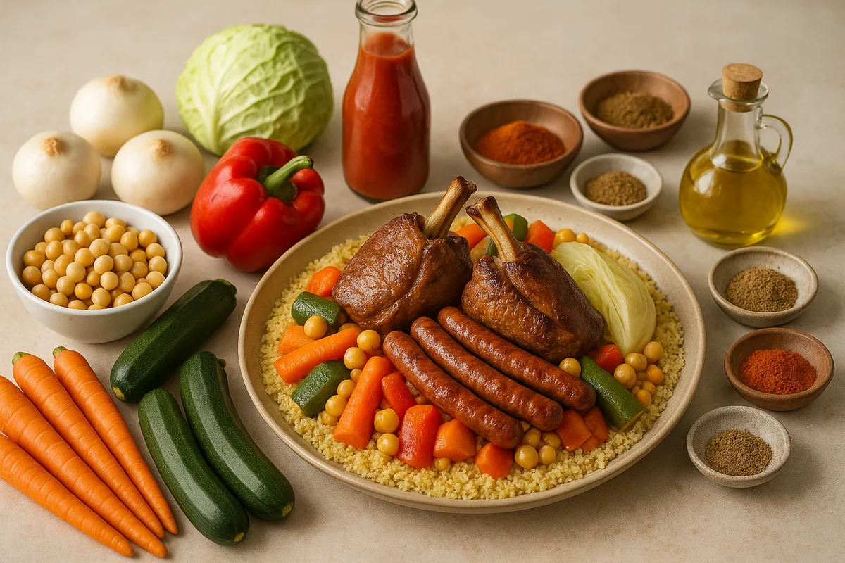 Couscous agneau et merguez