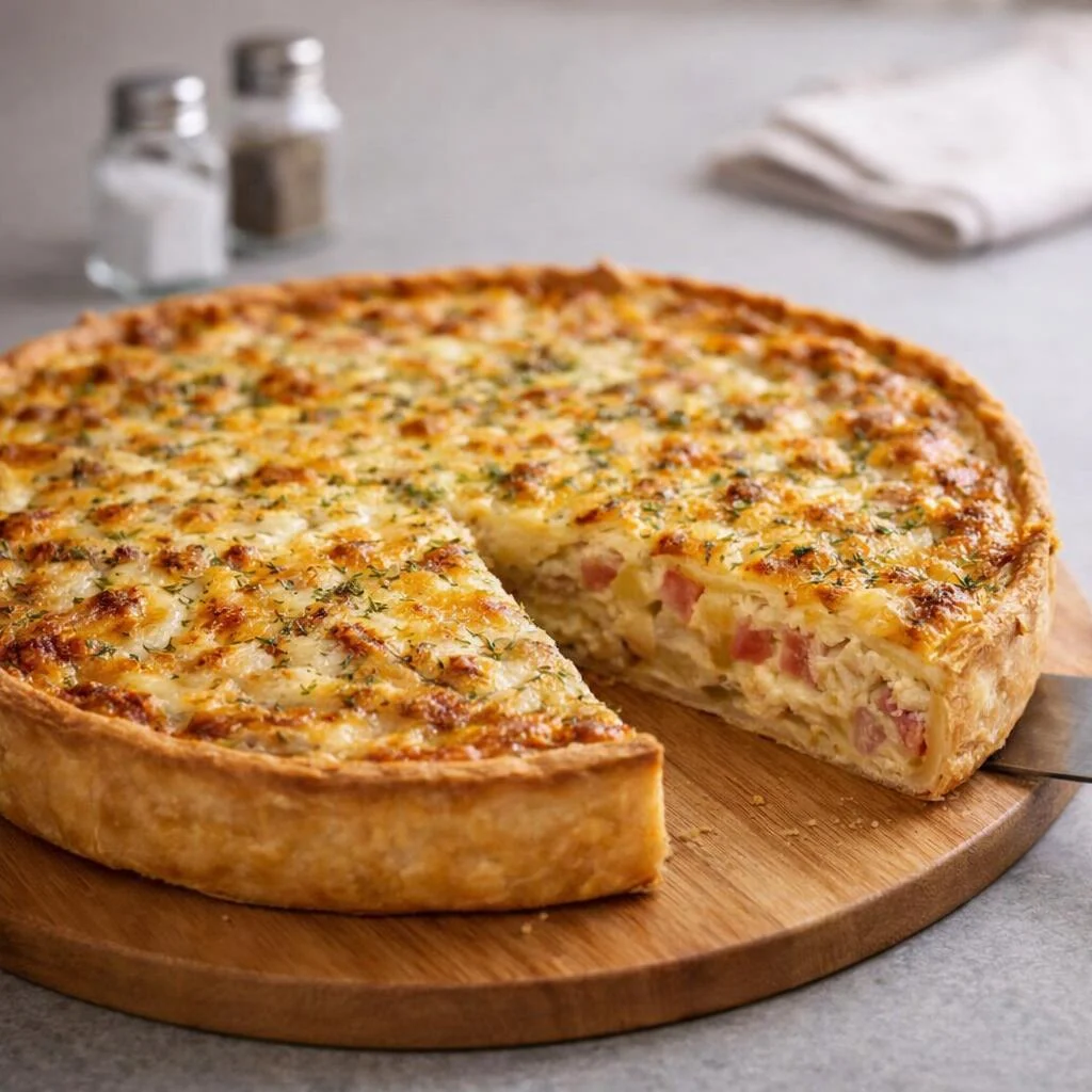 Recette tarte aux endives camembert et jambon au four