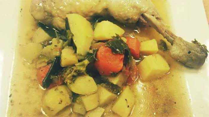 Poulet aux légumes