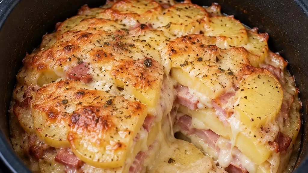 Gratin de Pommes de Terre au Jambon et Fromage