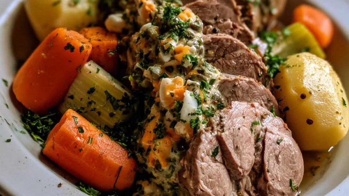 Tête de Veau Traditionnelle & Sauce Gribiche