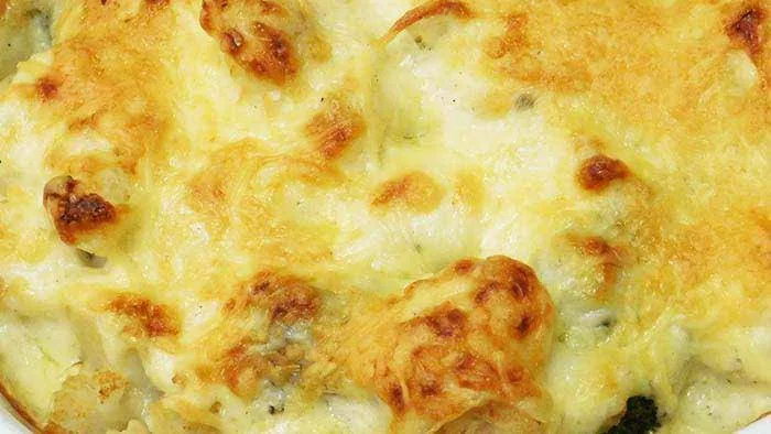 Gratin de chou fleur et brocoli