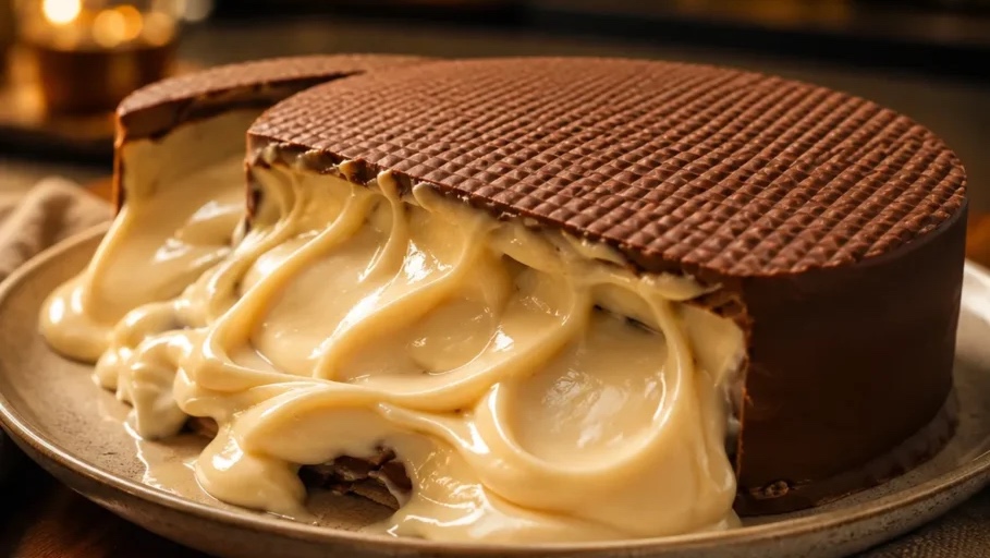 Gâteau Fondant à la Crème Vanille