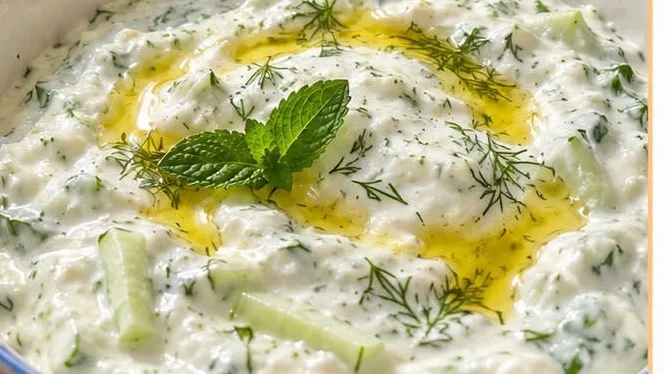 Sauce Grecque au Concombre (Tzatziki)