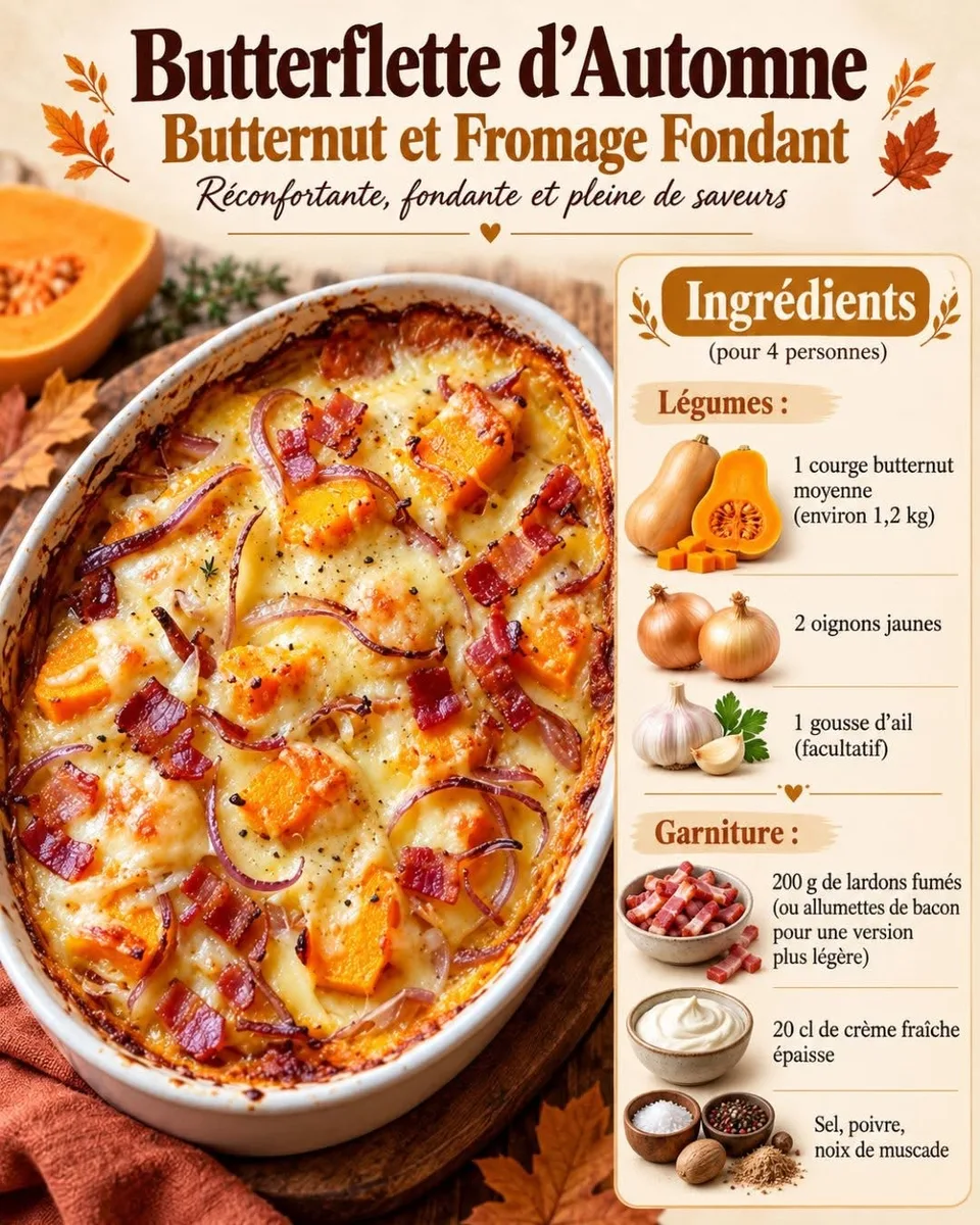Butterflette d'Automne - Butternut et Fromage Fondant