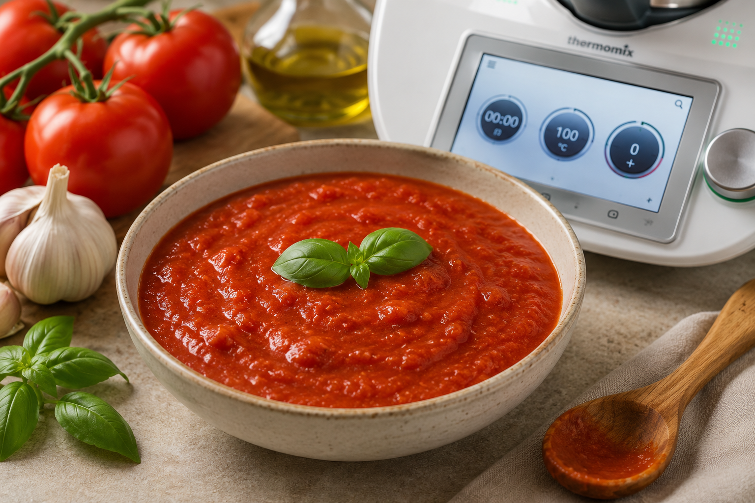 Ma délicieuse Sauce Tomate maison au Thermomix