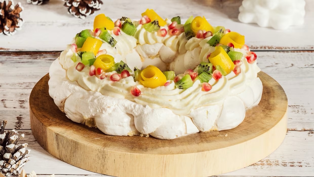 Pavlova à la mangue