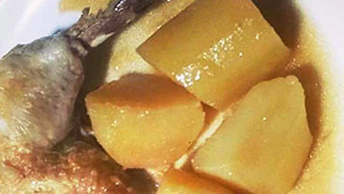 Cuisses de poulet pommes de terre