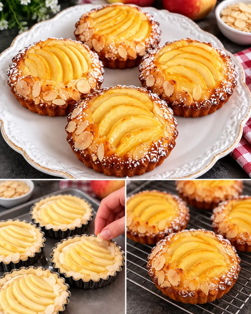 Tartelettes aux Pommes et aux Amandes
