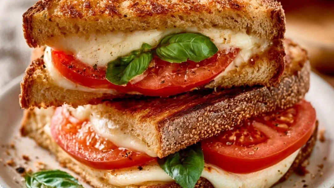 Croque tomate-mozzarella