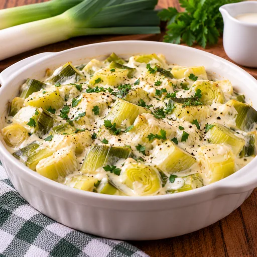 Poireaux à la crème