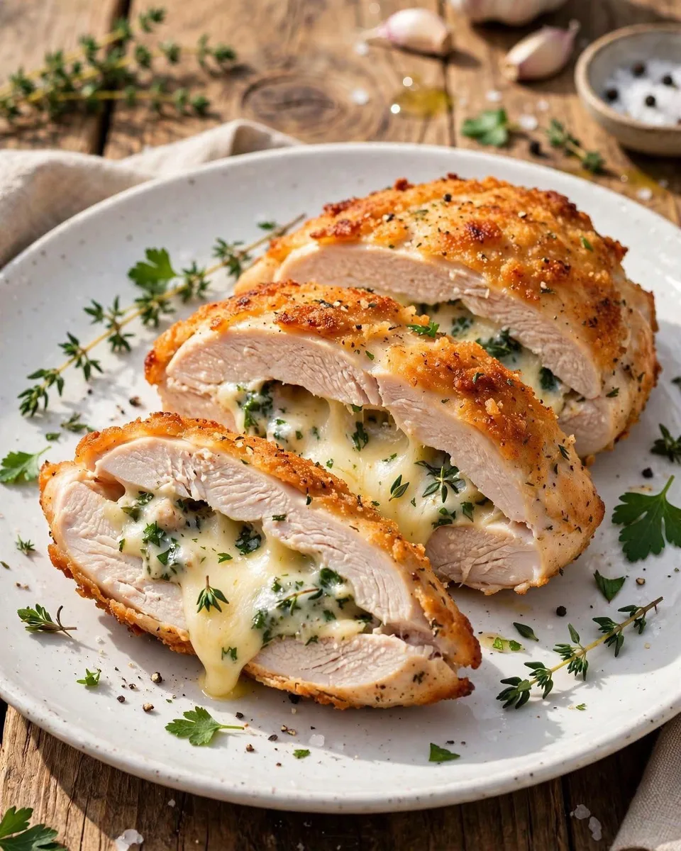 Poulet Farci au Fromage