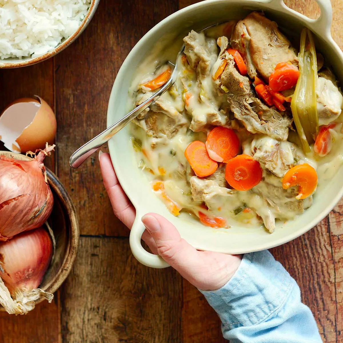 Blanquette de veau à l'ancienne