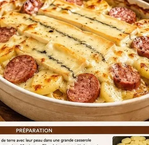 Morbiflette à la Saucisse de Morteau