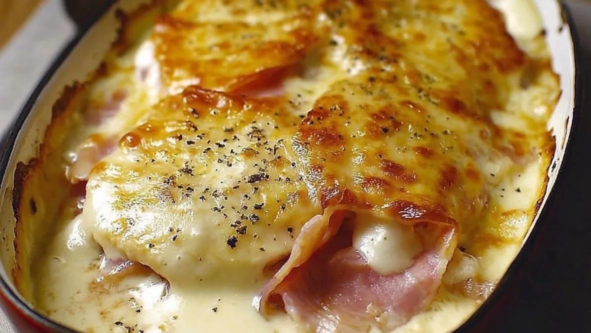 Escalope savoyarde gratinée au reblochon