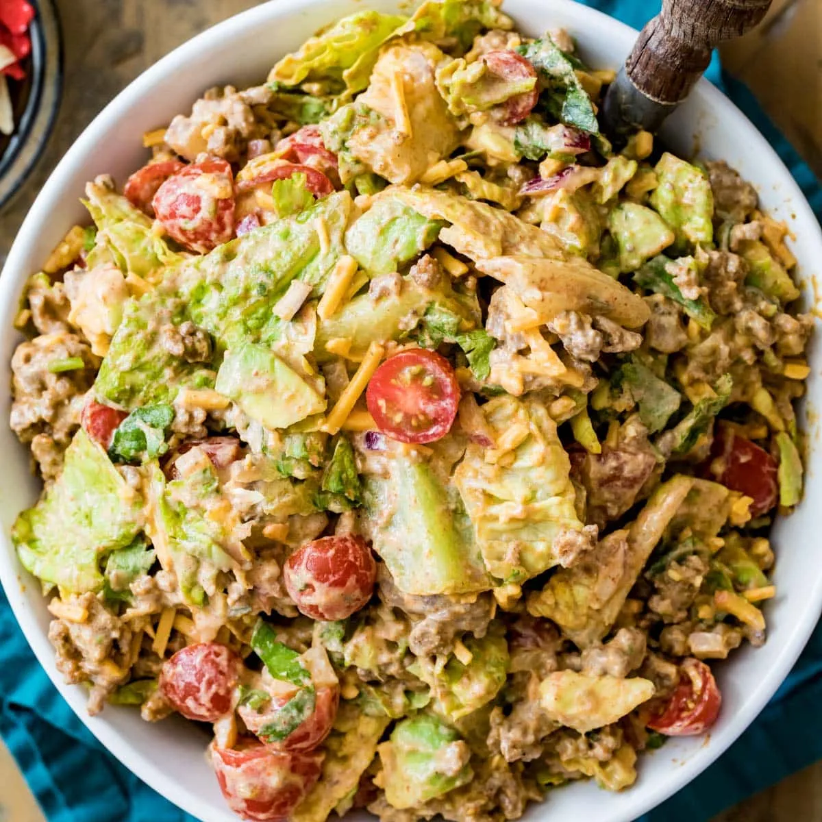 Salade Taco (Option de Dîner Facile de 30 Minutes !)