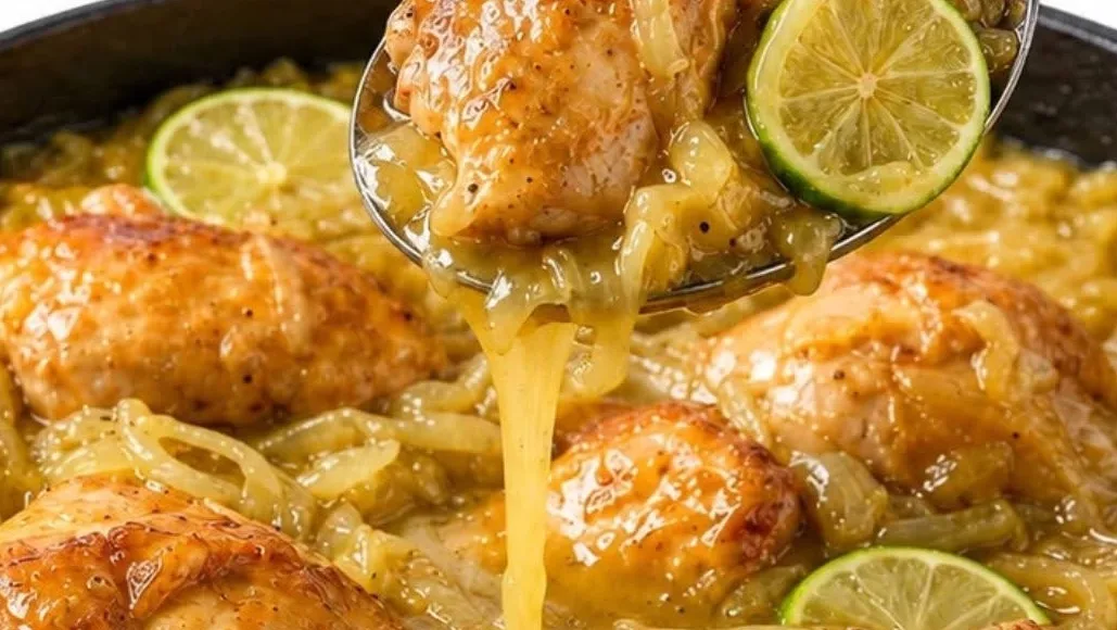 Poulet à la moutarde et citron vert