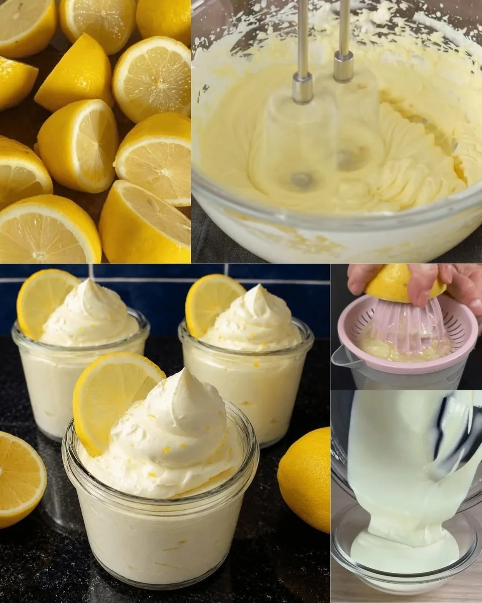 Mousse au Citron Facile et Légère