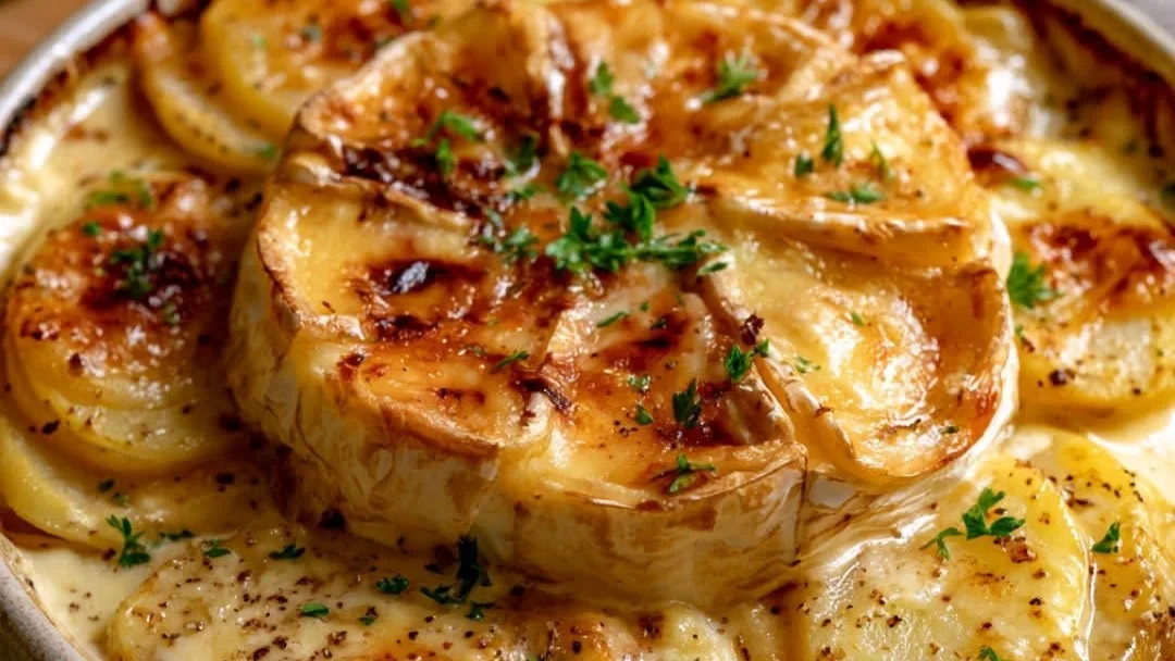Gratin fondant au camembert