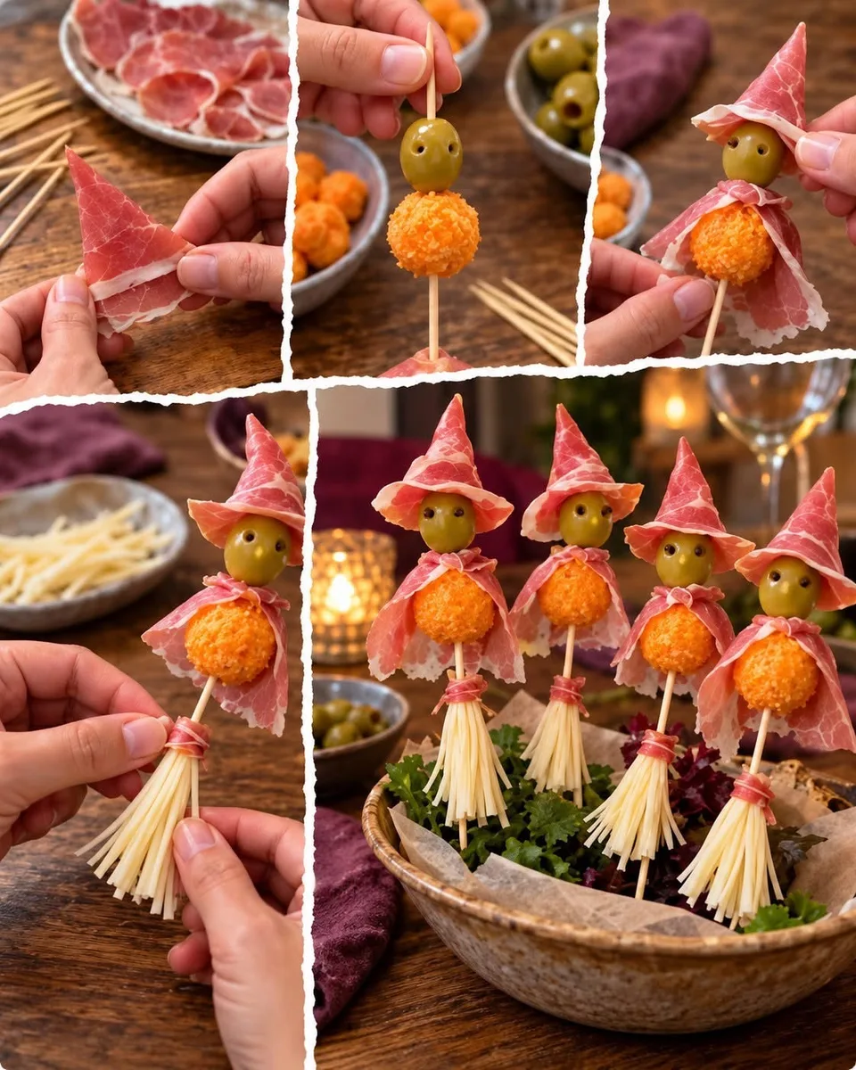 Appétières de balai de Halloween