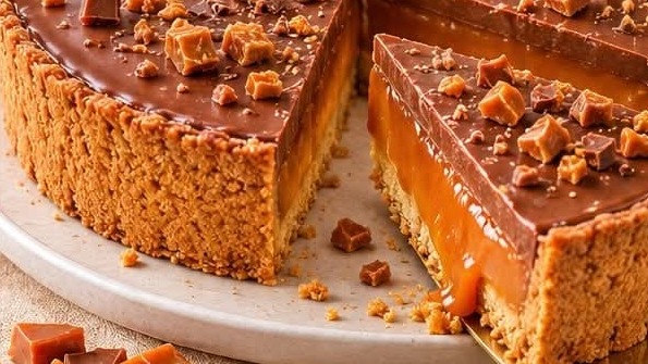 Tarte au Caramel & Éclats Croustillants