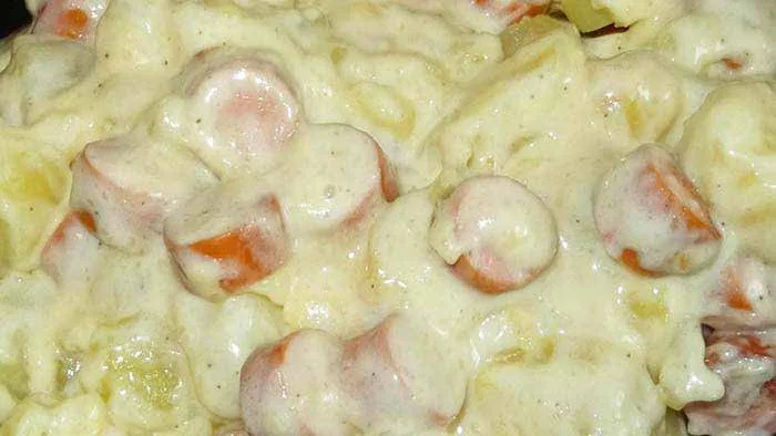 Pommes de terre au fromage fondu