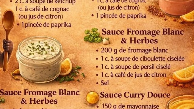 Sauce Fromage Blanc & Herbes