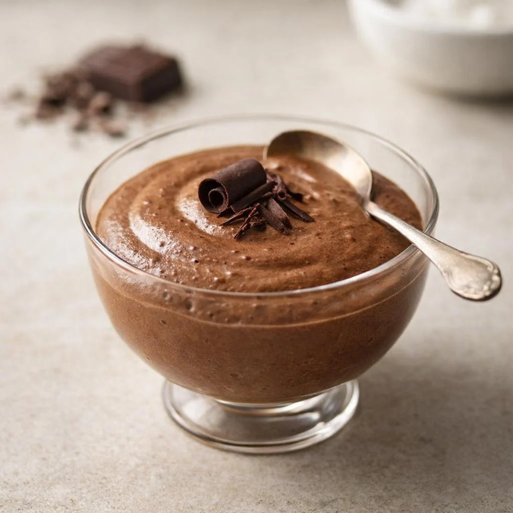 Recette mousse au chocolat au beurre (70% cacao)