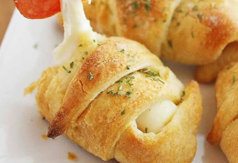 Croissants façon pizza