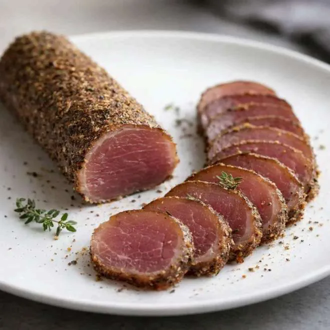 Filet mignon de porc séché, façon "extra tendre" (assaisonnement herbes & épices)