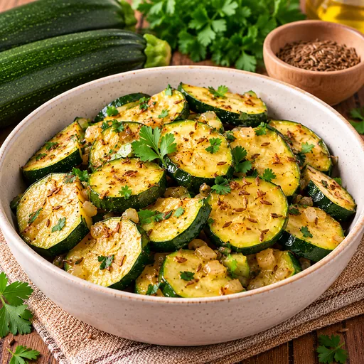 Courgettes au cumin