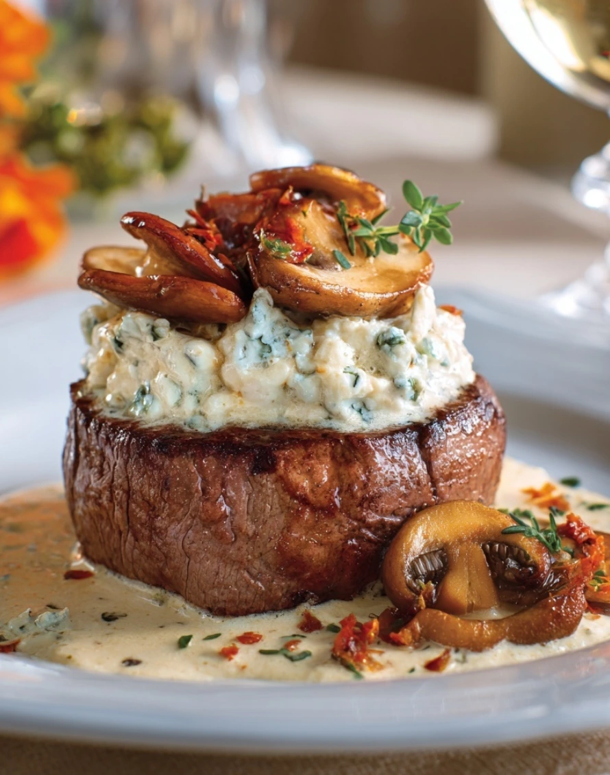 Filet en 20 Minutes – Filet Mignon au Boursin et Champignons