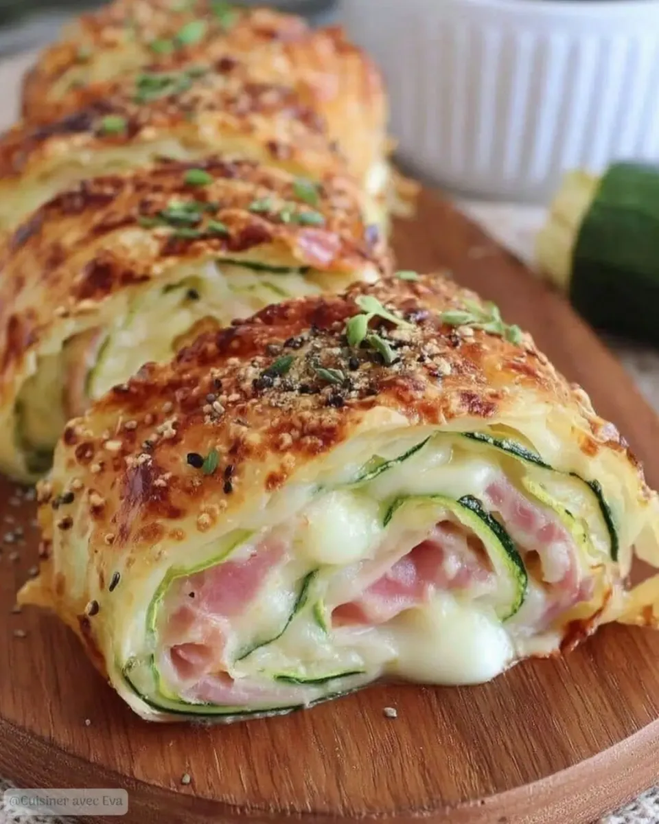 FEUILLETÉ COURGETTES / JAMBON