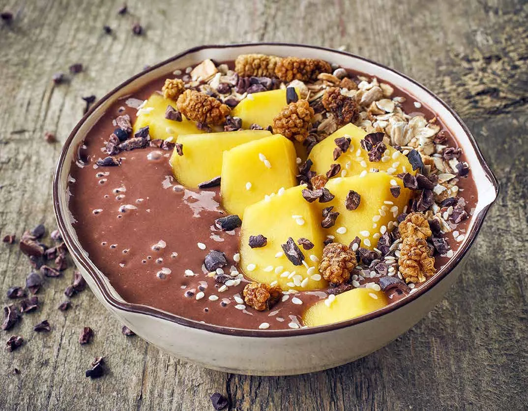 SMOOTHIE BOWL CHOCOLAT NOIR ET AMANDES