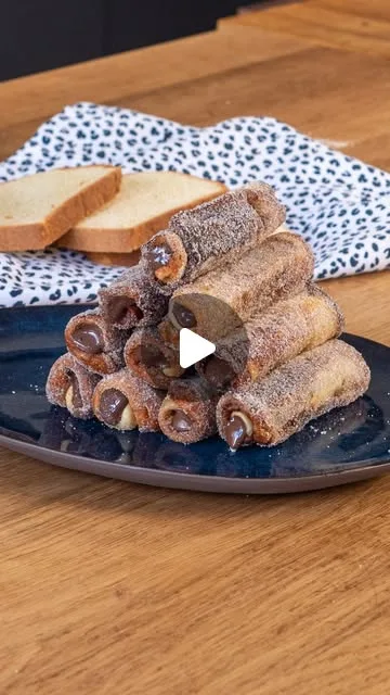 Brioche Perdue Roulée à la Pâte à Tartiner