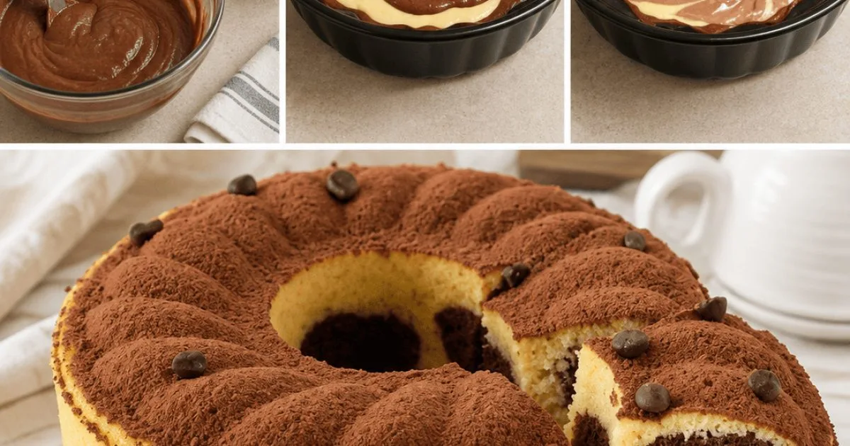 Gâteau façon tiramisu, prêt à enfourner en 10 minutes