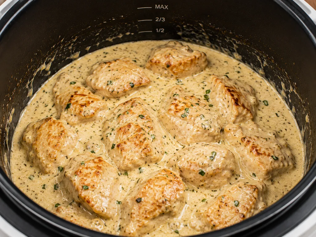 Poulet sauce Boursin
