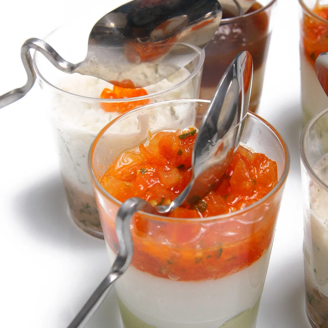 Verrine de mousse de thon à l'avocat