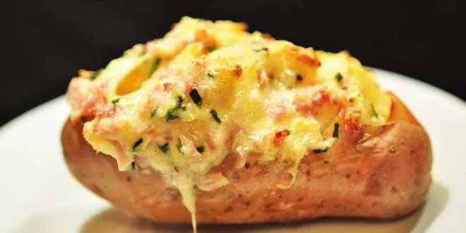 Pommes de terre farcies au four