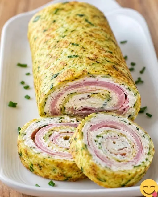 Roulés courgettes & jambon